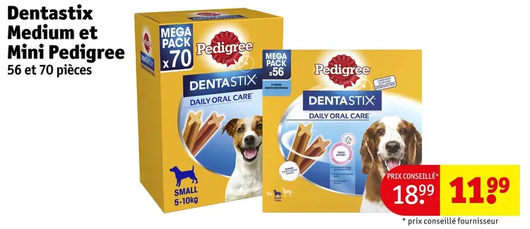 Offre: Dentastix Medium et Mini
