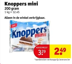 Promotie: Knoppers mini