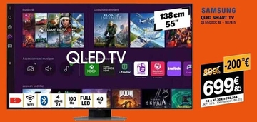 Aanbieding: SAMSUNG QLED SMART TV QE55Q80C BE