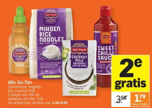 Promotie: Go-Tan products
