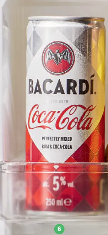 Aanbieding: BACARDÍ Mixed with Coca-Cola