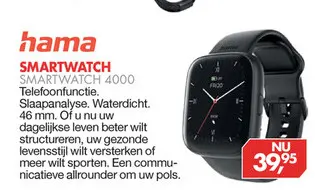 Aanbieding: Smartwatch 4000