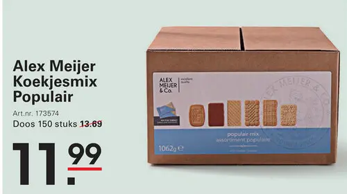 Aanbieding: Alex Meijer Koekjesmix Populair