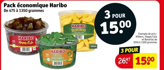 Offre: Pack économique Haribo
