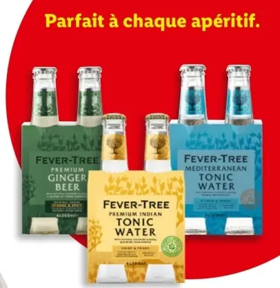 Offre: Fever-Tree Premium Ginger Beer / Premium Indi