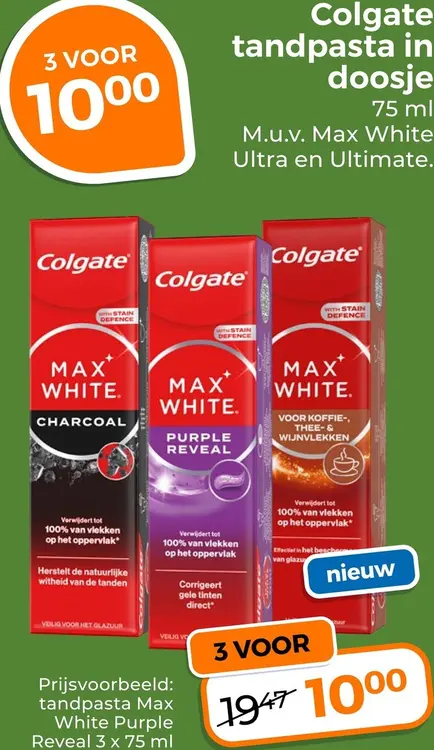 Aanbieding: Tandpasta in doosje