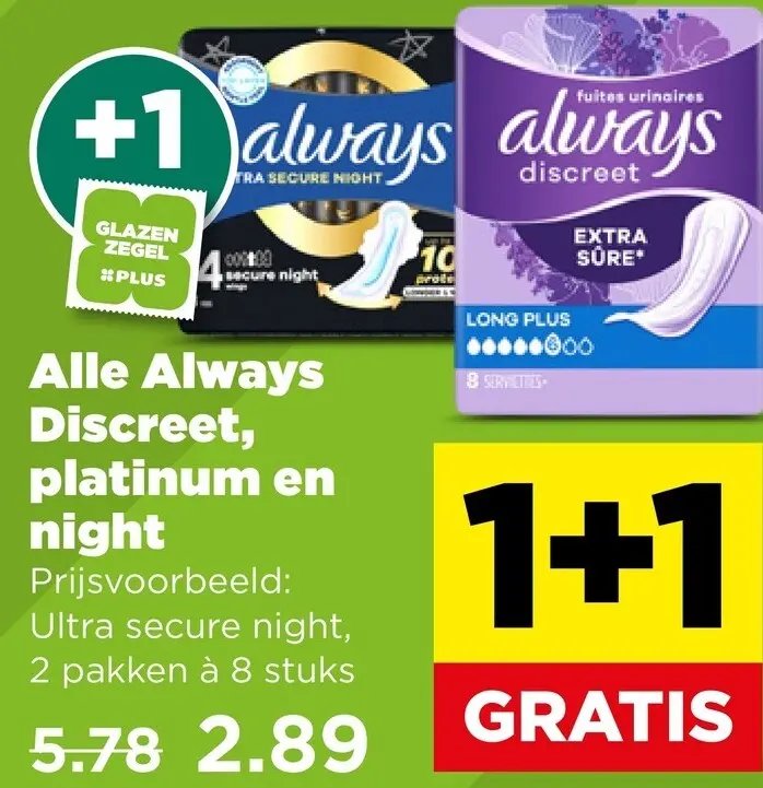 Aanbieding: Maandverband