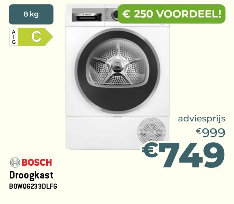 Promotie: Droogkast