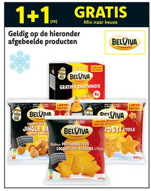 Aanbieding: Gratins Dauphinois, Croquettes Jingle Balls, Pretkroketten of Rösti