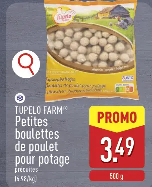 Offre: TUPELO FARM® Petites boulettes de poulet pour
