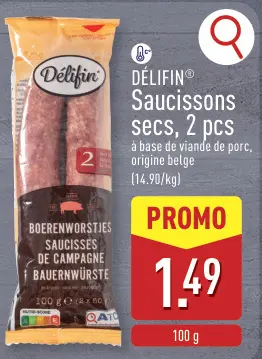 Offre: Saucissons secs