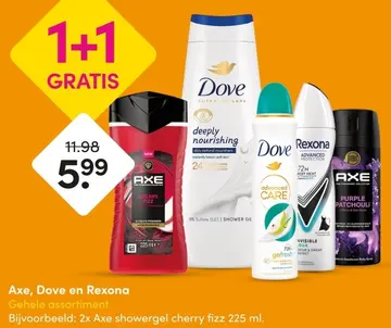 Aanbieding: Axe, Dove en Rexona