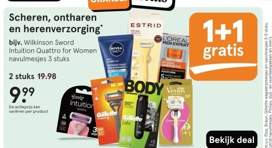 Aanbieding: Scheren, ontharen en herenverzorging