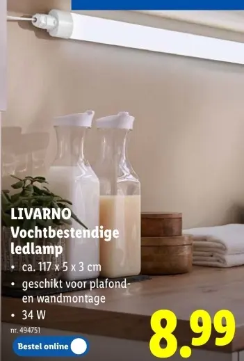 Promotie: Vochtbestendige ledlamp
