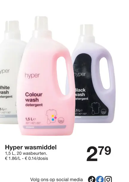 Promotie: Hyper wasmiddel