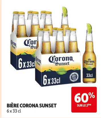 Promotie: Bière Corona sunset
