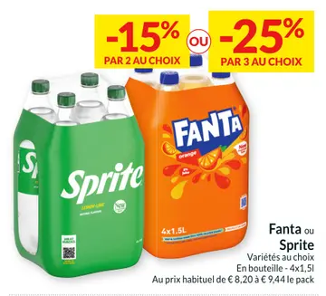 Offre: Fanta ou Sprite