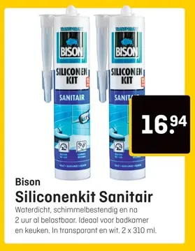 Aanbieding: Siliconenkit Sanitair