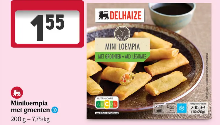 Aanbieding: Mini Loempia met groenten