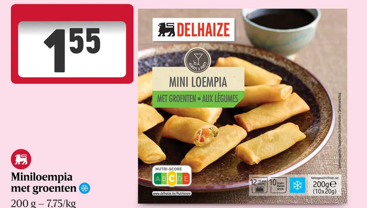 Aanbieding: Mini Loempia met groenten