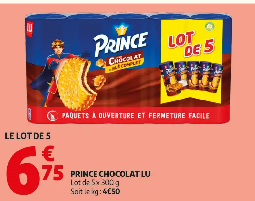 Offre: Prince chocolat