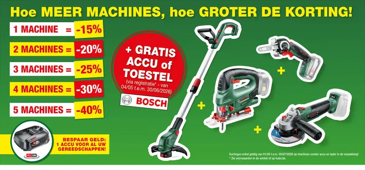 Promotie: Bosch Power Tools