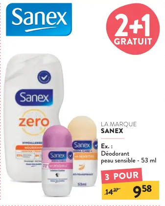 Offre: Déodorant peau sensible