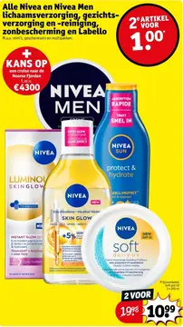Aanbieding: Nivea en Nivea men verzorging