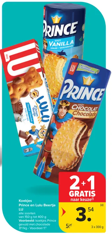 Promotie: Koekjes Prince en Lulu Beertje