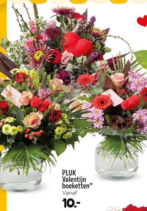Aanbieding: Valentijn boeketten