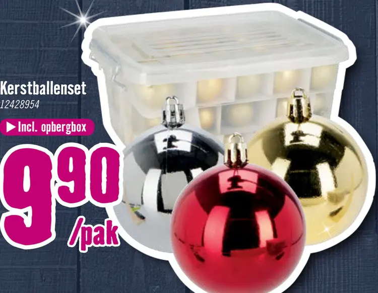 Aanbieding: Kerstbal kunststof goud mix assortiment 70 st