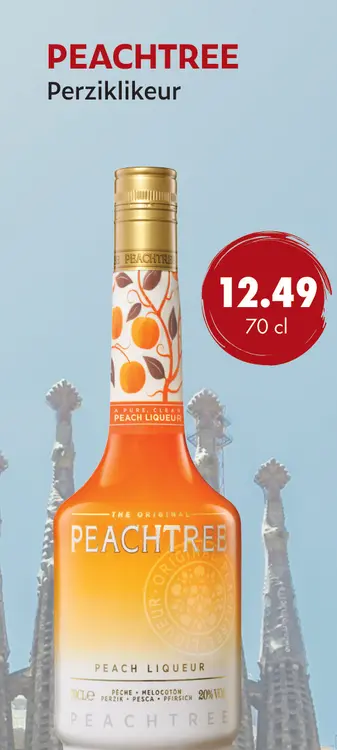 Aanbieding: Peachtree perziklikeur
