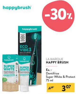Offre: Dentifrice Super White & Protect