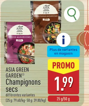 Offre: Champignons secs