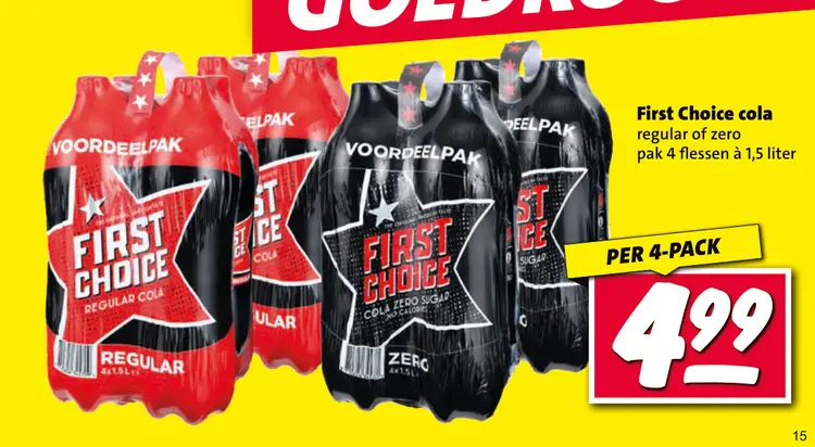 Aanbieding: First Choice cola