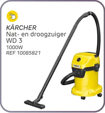 Aanbieding: Kärcher nat-en droogzuiger wd 3 1000w