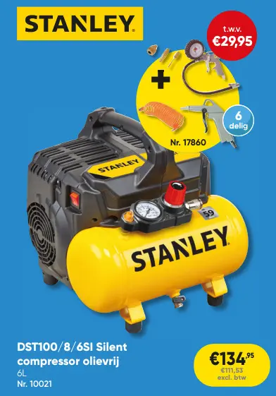 Promotie: Silent compressor olievrij