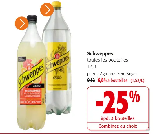 Offre: Schweppes