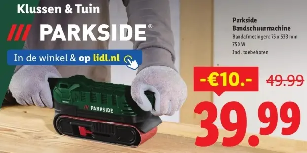 Aanbieding: Bandschuurmachine