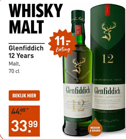 Aanbieding: Glenfiddich 12 Years