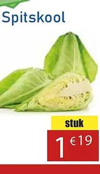 Aanbieding: Spitskoopl