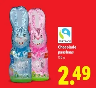 Aanbieding: Chocolade paashaas
