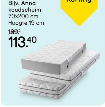 Aanbieding: Matras Sven pocketvering - 70x200x24 cm