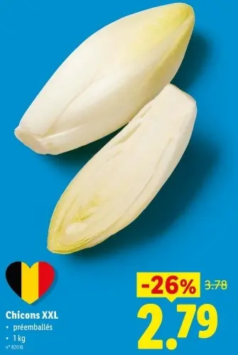 Offre: Chicons XXL