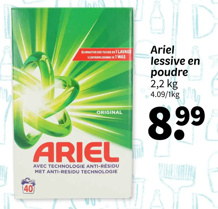 Offre: Lessive en poudre