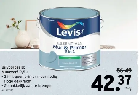 Promotie: Muurverf