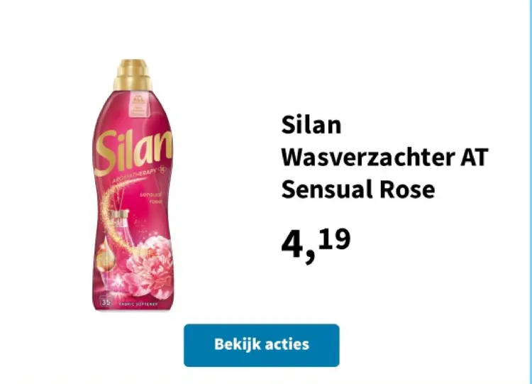 Promotie: Silan Wasverzachter AT Sensual Rose