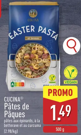 Offre: Pâtes de Pâques