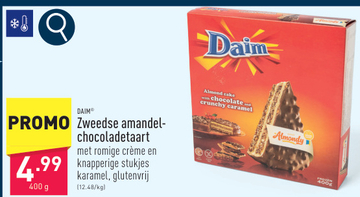 Aanbieding: Zweedse amandel-chocoladetaart