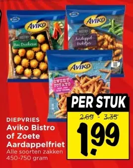 Aviko Bistro of Zoete Aardappelfriet
